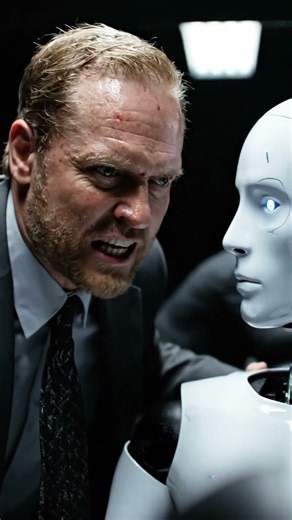 The Interrogation! Human vs Robot. #ai #robot #animation