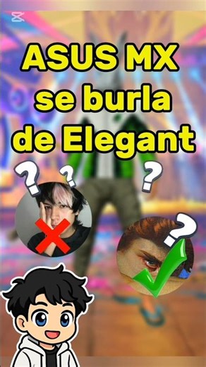 ASUS MX se burla de Elegant 😳 #freefire #asusmx #ff #elegant #garenafreefire #burla #garena