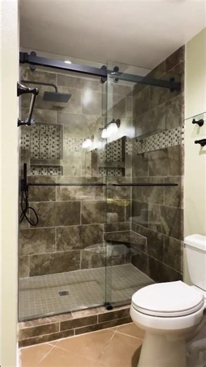 Custom Shower Slider #alamoshowerdoors #luxury #shower #sanantoniotx