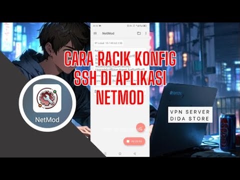 cara buat konfig ssh di aplikasi netmod