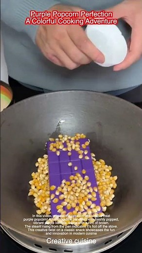 Purple Popcorn Perfection A Colorful Cooking Adventure