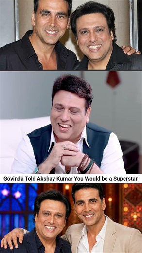 Govinda Helped Akshay To Become Actor #govinda#akshaykumar#help#legend#trending#youtubeshorts#shorts