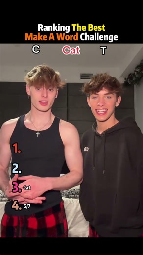 Ranking The Best Make A Word Challenge