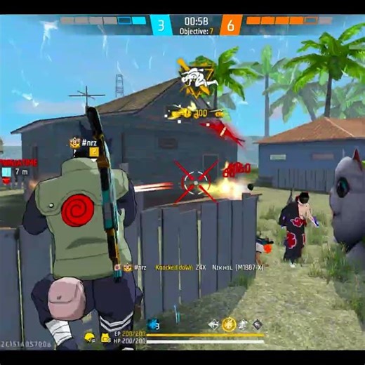 NRZ x GANGNAM STYLE 🤣 #shortsfeed #nrz #freefire