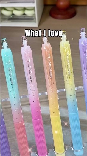 Looks like art. Writes like a dream. ❤️| Writech Nebula Gel Pens