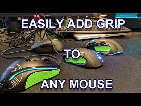 Easily add grip to any gaming mouse