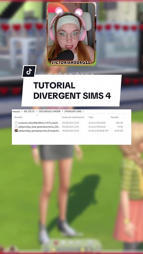MOD PARA LOS SIMS 4 BUENÍSIMO: divergent sims 🤯