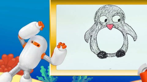 卡鲁教你画 海狮和企鹅