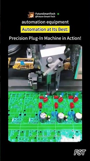 Automation at Its Best: Precision Plug-In Machine in Action!