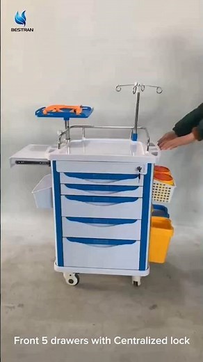 BT EY005 Emergency Crash Cart | Full Features Overview & Medical Equipment Setup #medicalequipment