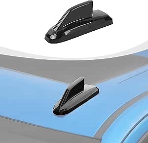 RAZPOY Shark Fin Antenna Base Cover Trim Compatible with Chevy Silverado & Suburban & Tahoe & GMC-Yukon & GMC-Sierra & Cadillac Escalade 2019-2024, Black