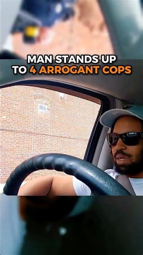 Man Stands Up To 4 Police Officers