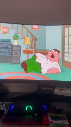 Peter griffin falling down the stairs censored and uncensored
