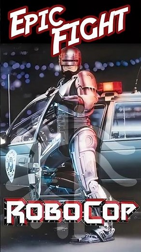 ROBOCOP - Cyborg vs Warmachine Robot