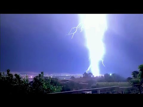 TERRIFYING!!! The Largest and Clearest Lightning Strike Ever Captured on Camera.