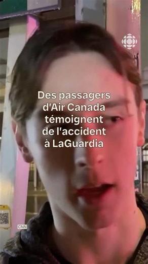 Accident d’avion à New York : témoignage de passagers du vol d’Air Canada