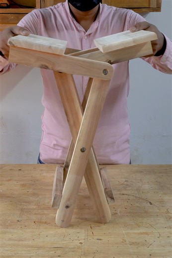 1.6M views · 21K reactions | Woodworking DIY Making easy folding chair idea #wooddiy #woodcraft #Wow #amazing #reelsfb #carpenter #tricks #wooddesign #woodjoinery #tipswoodworking #woodworking #woodwork #reelsviral #woodhacks #homedesign #homedecor #reels #wood #Japanesejoinery #FacebookReelsContest | Woodworking Crafty | Facebook