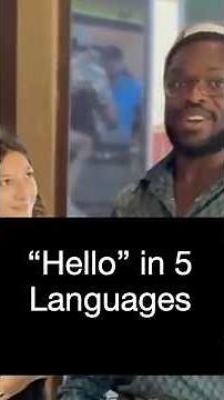How to Say "Hello" in 5 Languages #languagelearning