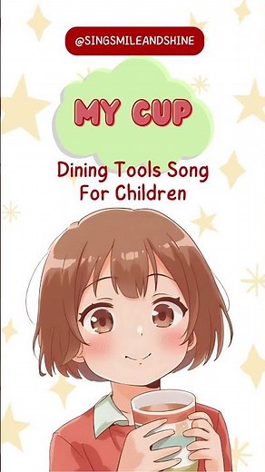 👉 *My Cup 🥤 | Fun Dining Tools Song for Toddlers & Kids #Shorts* #kids #children #song #music
