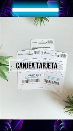 Cómo Canjear una Tarjeta de SPOTIFY PREMIUM ✅