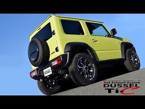 新型ジムニーシエラ JB74W 右出し チタンテール マフラー DUSSEL Ti-C/GT-X ロッソモデロサウンド