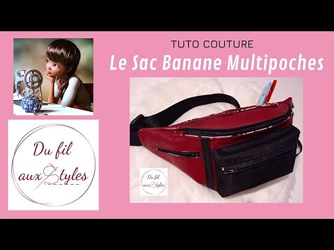 Tuto couture : Le Sac Banane Multipoches
