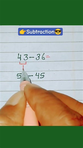 One Trick to Subtract Any Two Numbers! #mathtrick #mathematics #mathematica #mathstricks #maths