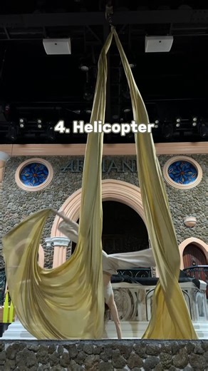 Irina Ragozina on Instagram: "Most aerialists use simple silks swings — side to side. It’s beautiful, but the possibilities go far beyond that. I recorded 4 untypical swing variations that are rarely seen in performances. They bring character to the movement and make the act more spectacular. Seen all of these before, or found something new? #aerialdance #aerialsilks #aerialsilkstricks #aerialsilkstutorial #aerialtutorial #dancetutorial #tutorial #aerialperformance #aerialperformer #aerialistsof