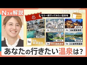 【人気温泉地ランキング】大分県が躍進のワケは？ 秘湯、絶景、露天風呂を楽しむコツ、教えます【Nスタ解説】｜TBS NEWS DIG