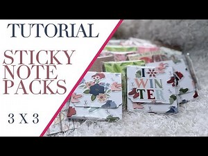 Quick & Easy Craft Fair Idea | 3 x 3 Sticky Notes Book | Craft Fair 2025