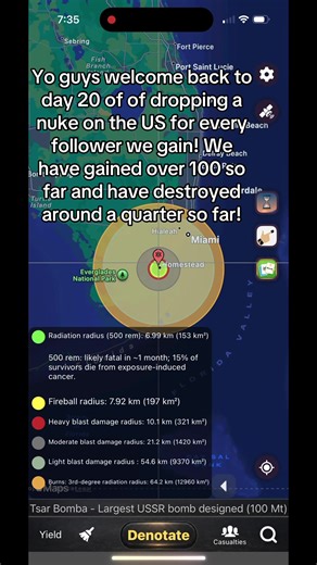 That’s day 20! Drop a follow to add another for day 21! #foryoupage #nuclearwar