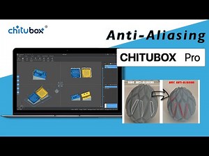 #slicer #impression3d Anti aliasing chitubox pro