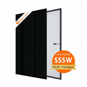 [Hot Item] Mono 555W All Black Solar Panels PV Module for Solar System Use