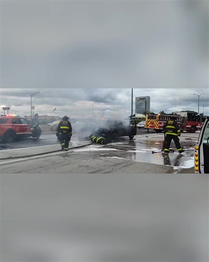 3.7K views · 25 reactions | 8-20-25 @ 6:30pm Chicago I-94 NB @ 111th Vehicle Fire Has Lanes Down, Slow Down For The Crews Please Fdm200 | Firedog Media | Facebook