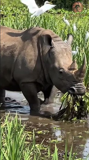 Prehistoric Giant: Rare One-Horned Rhino in the Wild | 4K Cinematic