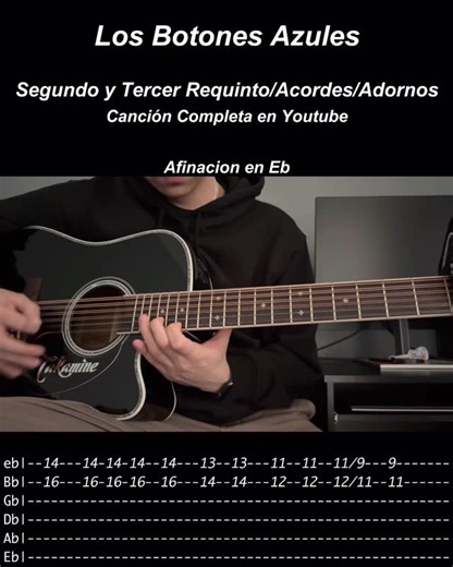@vic_requintos | Los Botones Azules - Junior H, Luis R Conriquez Tutorial Tabs - Segundo y Tercer Requinto / Acordes / Adornos #requinto #guitar #guitarra... | Instagram