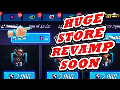 STORE UPDATES ARE INTERESTING - MARVEL - MSF #marvelstrikeforce #msf
