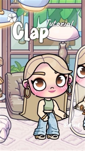 Hand clap tutorial #avatarworld #shorts #shortvideo #avatarstory #trending #gaming #fyp #tocaboca