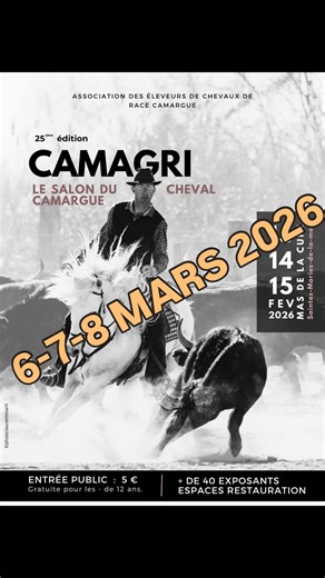 🔥CAMAGRI 6-7-8 mars 2026🔥 Les engagements sont ouverts 💥 Si l’édition traditionnelle de Camagri ne vous permettait pas de participer, la session reportée vous offre une nouvelle opportunité de nous rejoindre. 🎠la qualification loisir et le pointage : inscription sur le site de la shf 🎠et pour les épreuves d’équitation de travail et Camajump sur le site FFE sif https://www.telemat.org/FFE/sif/?cs=4.529afc21961f1b774dd1a5294f85d1fe5d73f5f80b84b6cdecf2211bf12dc0d795f48649b4f4927ccf75f3a78293b1