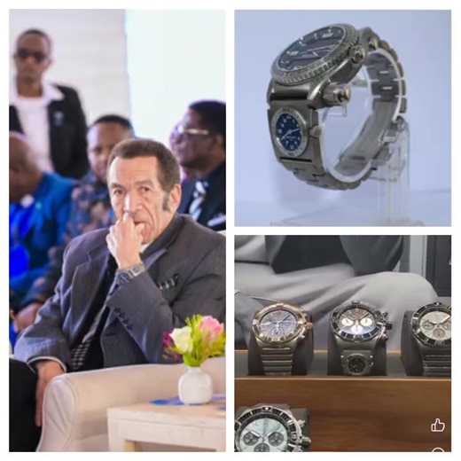 SPOTTED 📌 🇧🇼 📌 Former Head of State Lieutenant General Dr Seretse Khama Ian Khama wearing a super Breitling Proffessional Avenger Breitling Chrono Avenger M1 with UTC watch . 🔘Diameter: 44 mm ⚙️Movement : quartz 🔋Battery : 2-3 years 🌊 Water Resistance: 1000m. Case Materials :Titanium. Bracelet: Professional Titanium For more details feel free to contact us Mpho 's Brands | Mpho 's Brands