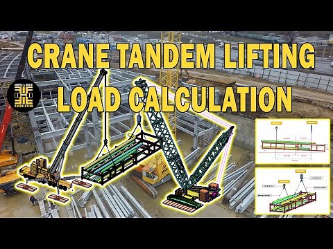Mastering Tandem Lifting: Secrets of Two Crane Calculation #lifting #tandem #crane