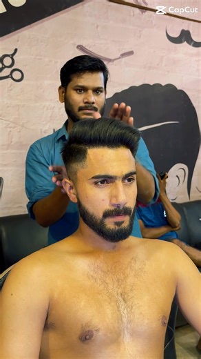 Hairstyle + Model Look Transformation #haircut #hairstyle #shots #viral