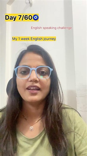 Day 7/60 | 1 Week English Speaking Journey | Beginner