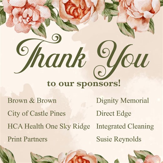 Mark your calendar for an unforgettable evening and support the Douglas County Libraries Foundation! *Fête des Fables Gala: Beauty and the Beast *September 19 at the beautiful Highlands Ranch Mansion *Candlelight dinner, decadent desserts, Champagne and caviar tasting, French glam, silent auction, and more! *Get details at DCL.org/fete-des-fables Special THANKS to our gala sponsors: Brown & Brown, City of Castle Pines, Dignity Memorial Olinger Funeral Homes and Cemeteries, Direct Edge Media, Goo