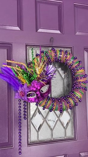 DIY Mardi Gras Bead Wreath 🎭📿🎭📿🎭 Beads and Bling: It’s a Mardi Gras thing! Let’s add some sparkle to those doors this Mardi Gras with this simple, colorful beaded wreath! Shop the supplies here: https://factorydirectcraft.com/catalog/advanced_search_result.php?keywords=fbmardigraswreath Shop all Mardi Gras Collection: https://factorydirectcraft.com/catalog/categories/2149_3137-mardi_gras.html #myfdc #mardigras #mardigras2023 #mardigrasdecor #diyhomedecor #diycrafts #diyprojects #diyonabudge