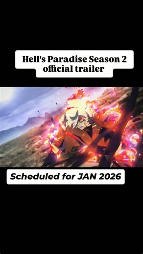 HiAnime Official on Instagram: "Hells paradise season 2 official trailer #hellsparadise #gabimaru #anime #animelover #animeworld #weeb #season2 #hollow"