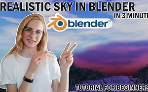 iBlender中文版插件 Lighting Dynamic Sky 3分钟做真实天空 realistic SKY EEVEE Blender 插件 教程