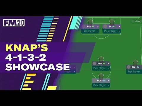 FM20 Tactics | Knaps 4-1-3-2 Showcase | Football Manager 2020 Tactics