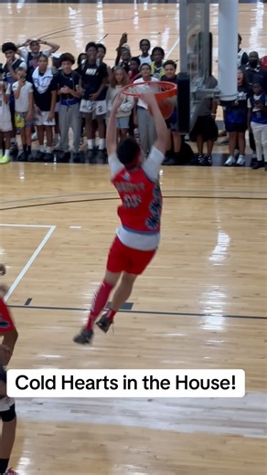 Drifty’s Cold Hearts 🥶 It was standing room only at Spooky Nook in PA to see the Cold Hearts! They blew out BFA Wolfgang 84-69 in their first game. It was a dunk-a-thon! Stop in our store all weekend during @premier1events Summer Nationals 🏀 DM us about the new custom Overtime uniforms 🔥 #dunks #basketball #hoops #overtime #svsports #customuniforms | SV Sports
