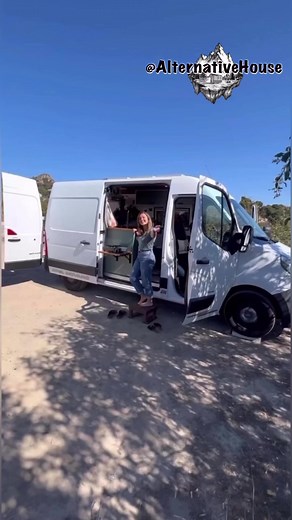 20K views · 485 reactions | They Converted Cargo Van into home on wheels to explore the world | Alternativehouse | Facebook